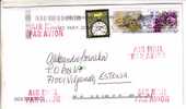GOOD USA Postal Cover To ESTONIA 2010 - Good Stamped: Rings ; Flowers - Brieven En Documenten
