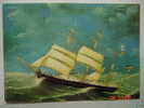 2938 SHIP  BARCO BARK ACHILLES GERMANY  POSTCARD YEARS  1960  OTHERS IN MY STORE - Binnenschepen