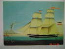 2942 SHIP  BARCO BARK  FRANZ UND ELISE GERMANY  POSTCARD YEARS  1960  OTHERS IN MY STORE - Péniches