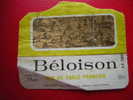 ETIQUETTE-BELOISON-BLANC SEC-11% Vol-VIN DE TABLE FRANCAIS-98 CL -MIS EN BOUTEILLE PAR CASREL FRERES - White Wines