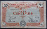 Deux-Sèvres Niort 50 Centimes Pirot 10 - Chamber Of Commerce