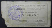 Fluquières 1 Franc Pirot 02-909 R - Notgeld