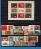 1969  JUGOSLAVIA Full Year STAMPS - SOUVENIR SHEET  BASE MICHEL NEVER HINGED - Annate Complete