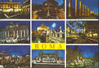 A1395 Roma - Multipla / Viaggiata - Tarjetas Panorámicas