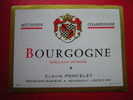 ETIQUETTE-BOURGOGNE-METHO DE  CHAMPENOISE -APPELLATION CONTROLEE-CLOVIS PONCELET-NEGOCIANT-ELEVEU R  A MEURSAULT - Bourgogne