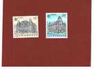 LUSSEMBURGO          - UNIF. 1202.1203     -  1990   EUROPA CEPT: EDIFICI POSTALI DI IERI E DI OGGI     - NUOVI (MINT)** - Unused Stamps
