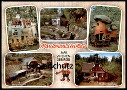 ÄLTERE POSTKARTE MÄRCHENWALD MELLE Märchen Rotkäppchen Little Red Riding Hood Fairy Tale Fable Mühle Zwerg Nain Dwarf - Contes, Fables & Légendes