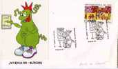 Espagne - 1995- Année De L'enfant- JUVENIA 95 -BURGOS- Banc D'école- Miniteur De Philatélie - Comics