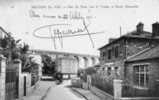Delcampe - CPA - 92 - MEUDON - ( Le Val ) Rue De Paris Vers Le Viaduc Et Ecole Maternelle - 035 - Meudon