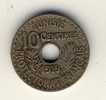 TUNISIE - TUNISIA -  10 Centimes 1919 - - Andere & Zonder Classificatie