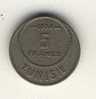 TUNISIE - TUNISIA -  5 Francs 1954 -  N1 - Autres & Non Classés