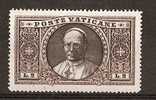 1933 VATICANO MEDAGLIONI LIRE 2 LUSSO MNH ** J7 - Unused Stamps