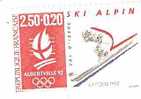 ANNEE 1992 - Jeux Olympiques D'Albertville 92 - Ski Alpin" NON  OBLITERE - Hiver 1992: Albertville