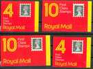 GREAT BRITAIN - 1987 4 BOOKLETS A,B,C,D - V2128 - Booklets