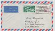 Spain Air Mail Cover Sent To Denmark - Brieven En Documenten