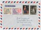 Spain Air Mail Cover Sent To Denmark - Brieven En Documenten