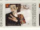 Österreich Egon Schiele - Maler Im Jugendstil - Selbstportrait - Unused Stamps