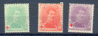 Belgie - Belgique Ocb Nr :   129a - 131 * MNH   (zie  Scan) L - 1914-1915 Croix-Rouge