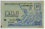 BILLET - OCRPI - 1 Kilo Acier Ordinaire Du 31 Décembre 1948, Numéro 0614889 - Bonds & Basic Needs