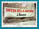 REPUBBLICA DI SAN MARINO - ANNO 2001 - ARTE E NATURA - JOSEPH BEUYS - NUOVI MNH ** - Ongebruikt