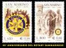 REPUBBLICA DI SAN MARINO - ANNO 2000 - ROTARY SAMMARINESE - NUOVI MNH ** - Neufs