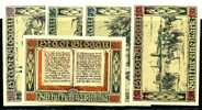 Germany Old City Banknotes Set, Notgeld Blogau 1920, Look! - [11] Local Banknote Issues