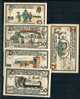 Germany Old City Banknotes Set, Notgeld, Gatersleben 1921 - [11] Emissions Locales