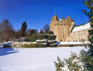 CRATHES - Christmas Trees At Crathes - With All Good Wishes For Christmas... - Carte Double Format : 20 X 15,3 - 3 Scans - Aberdeenshire