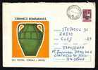 Romania  1973 PORCELAINE  CERAMICS ENTIER POSTAUX COVER Code. 1232/73. - Porcelaine