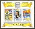 Tuvalu  1980  Royal Visit Mini Sheet  (**) Optd Specimen - Tuvalu