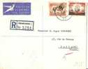 Ny&t    192+208  Lettre     JOHANNESBURG  Vers  FRANCE Le   25 OCTO 1955 - Covers & Documents