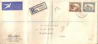 Ny&t    92+105  Lettre     JOHANNESBURG  Vers  FRANCE Le   12 DEC 1952 - Briefe U. Dokumente