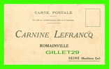 ROMAINVILLE (93) - CARNINE LEFRANCQ - LE CARNET DE VISITES - FOLDERS - - Romainville