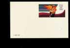 Postal Card - Runner Carrying Olympic Torch '84 Olympics - UX102 - 1981-00