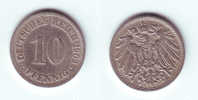 Germany 10 Pfennig 1903 D - 10 Pfennig