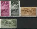 1957  -Spanish Sahara, Animals 4v, Fauna, Hyenas, Hyenes, Michel:173/76 MNH - Spanische Sahara