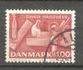 Denmark 1977 Mi. 646,  1 (Kr) Dänisches Handwerk Stemmeisen Winkeleisen Hobel - Oblitérés