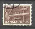 Denmark 1977 Mi. 645  80 (Ø) Dänisches Handwerk Hufeisen Hämmer - Gebruikt