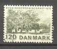 Denmark 1975 Mi. 593   120 (Ø) Europäisches Denkmalschutzjahr Alter Königshof, Lejre - Gebraucht