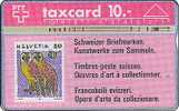 Schweiz    Phonecard Briefmarke Stamps  Timbre  Eule OWL  Hibou - Francobolli & Monete
