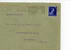 BELGIQUE / BELGIUM - 1945 - ENVELOPPE AVEC YT 692 - BRUXELLES À SUISSE - Cartas & Documentos