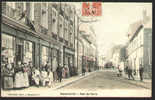 --- 93  - ROMAINVILLE -  RUE DE PARIS ---1910 -TABAC Au 1er Plan - Belle Animation - Magasins - CHEVILLON éditeur - Romainville