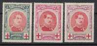 Belgie OCB 132 / 134 (*) - 1914-1915 Croce Rossa