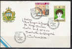 S806.-.SAN MARINO- 1991- " IL MERCATO FILATELICO"  CIRCULATED COVER TO BOGOTA-COLOMBIA. - Automatenmarken [ATM]