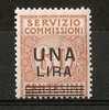 1925 REGNO COMMISSIONI 1 £ SU 60 CENT MNH ** - RR6792 - Tax On Money Orders