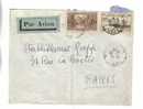 Sur Lettre Cachet  ALGER R P 31/10/1939  - Par Avion - Lettres & Documents