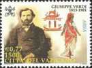 STATO CITTA' DEL VATICANO - VATIKAN STATE - GIOVANNI PAOLO II - ANNO 2001 - GIUSEPPE VERDI - NUOVI MNH ** - Unused Stamps