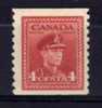 Canada - 1948 - 4 Cents War Effort Coil Stamp (Imperf X 9½) - MH - Nuovi