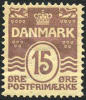 Denmark #63 Mint Hinged 15o Lilac From 1905 - Unused Stamps