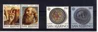 TE105) EUROPA CEPT- SAN MARINO 1975-76 - 2 Serie Cpl 4 Val. MNH** - 1975